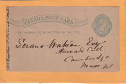 Canada Old Card - 1860-1899 Regering Van Victoria