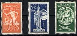 Grecia (aéreos) Nº 66/68 - Neufs