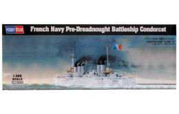HobbyBoss - CUIRASSÉ CONDORCET Pre-Dreadnought WWI Marine Française Maquette Kit Plastique Réf. 86505 Neuf NBO 1/350 - Boten