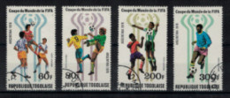 Togo - Poste Aérienne - "Argentina 78 - Coupe Du Monde De Football" - Série Oblitérée N° 348 à 351 De 1978 - Togo (1960-...)