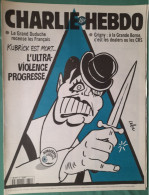 CHARLIE HEBDO 1999 N° 351 KUBRICK EST MORT ORANGE MECANIQUE LA VIOLENCE PROGRESSE GRIGNY - Humour