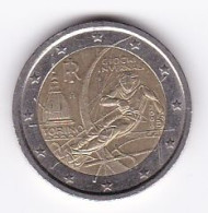 2006-ITALIA. MONEDA 2 EUROS. JUEGOS OLIMPICOS DE INVIERNO TURIN 2006. CIRCULADA (BC) - Italia