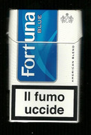 Tabacco Pacchetto Di Sigarette Italia - Fortuna  Blue Da 20 Pezzi - ( Vuoto ) - Etuis à Cigarettes Vides