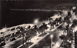 NICE - PROMENADE DES ANGLAIS ~ AN OLD REAL PHOTO POSTCARD #2327249 - Nizza By Night