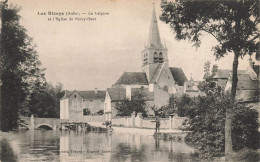 Les Riceys * Un Coin Du Village , La Laignes Et L'église De Rucey Haut * Pêche à La Ligne Pêcheur Lavoir Laveuse - Les Riceys