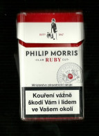 Tabacco Pacchetto Di Sigarette Rep. Ceca  - Philip Morris Da 20 Pezzi  ( Vuoto ) - Sigarettenkokers (leeg)