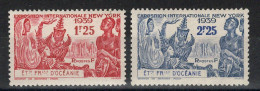 Oceanie - YV 128 & 129 N* MH , Exposition Internationale De New York , Cote 6 Euros - Neufs