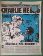 CHARLIE HEBDO 1992 N° 24 FAMINE EN SOMALIE CHOMEURS DEVENEZ PHILIPPINS TELETRAVAIL - Humour