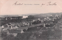 Vaux Sur Seine - Panorama - Voie Ferrée  - CPA °J - Autres & Non Classés