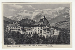 Kurort Semering Südbahnhotel Old Postcard Posted 194? B230720 - Semmering