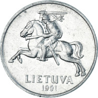 Monnaie, Lituanie, 2 Centai, 1991 - Lituanie