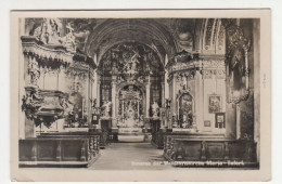 Inneres Der Wahlfarhtkirche Marie-Taferl Old Postcard Posted 194? B230720 - Melk