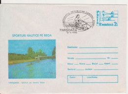 TIMISOARA BEGA KAYAK ROMANIA POSTAL STATIONERY - Canoe