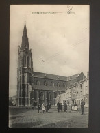 JEMEPPE - SUR- MEUSE « L’ÉGLISE «  PANORAMA ,ANIMÉE 1914. - Seraing