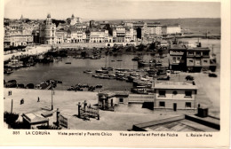 LA CORUÑA - Vista Parcial Y Puerto Chico - La Coruña