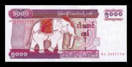 Myanmar 5000 Kyats 2009 Pick 81 Sc Unc - Myanmar