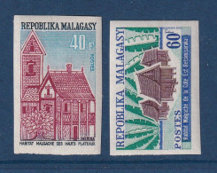 Madagascar - YT N° 470 Et 471 ** - Neuf Sans Charnière - Non Dentelé - ND - 1969 à 1970 - Madagascar (1960-...)