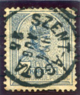 HUNGARY  1904 Definitive 2 Kr. St. Stephan's Crown Watermark Perforated 12:11½ Used.. Michel 88A - Gebraucht