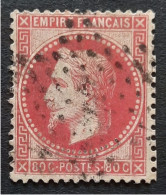 France 1867 N°32d Rose Vif Ob étoile TB Cote 50€ - 1863-1870 Napoléon III Lauré