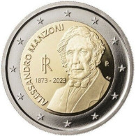 2 Euro ITALIA  2023  ALESSANDRO MANZONI  ITALY  - UNC - NUEVA - SIN CIRCULAR - NEW 2€ - Italia