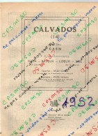 ANNUAIRE - 14 - Département Calvados - Année 1952 édition Didot-Bottin - 166 Pages - Annuaires Téléphoniques