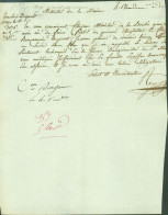 Lettre Autographe Signature LAS Gabriel Venance Rey Général Révolution & Empire Vainqueur De Lescure Armée De Naples - Politisch Und Militärisch