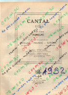 ANNUAIRE - 15 - Département Cantal - Année 1952 édition Didot-Bottin - 70 Pages - Annuaires Téléphoniques