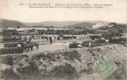 Langres * Manoeuvres De Forteresse , 1906 * Siège De Langres * Débarquement Du Matériel Du Chemin De Fer * Militaria - Langres