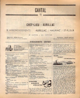 ANNUAIRE - 15 - Département Cantal - Année 1969 - édition Didot-Bottin - 188 Pages - Telefoonboeken