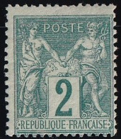 France N°74 - Neuf * Avec Charnière - TB - 1876-1898 Sage (Type II)
