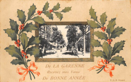 92-LA-GARENNE- DE LA GARENNE RECEVEZ MES VOEUX DE BONNE ANNEE - La Garenne Colombes