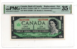 Canada Banknote - 1 Dollar - REPLACEMENT - ND 1967 - VF 35 EPQ - Kanada
