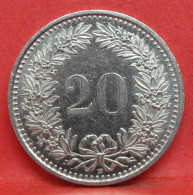 20 Rappen 1995 B - TTB - Pièce De Monnaie Suisse - Article N°4834 - Autres & Non Classés