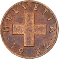 Monnaie, Suisse, Rappen, 1952 - Autres & Non Classés