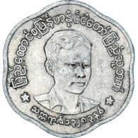Monnaie, Myanmar, 25 Pyas, 1966 - Birmania