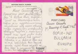 292548 / United States Florida Daytona Beach PC USED (O) Carbondale 1984 - 28 C. 1984 Summer Olympics Basketball  - Daytona