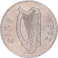 Monnaie, Irlande, 10 Pence, 1982 - Irlande