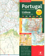 PORTUGAL 2020 Topographie Landkarte 1:600.000 ADAC - Strassenkarte + Ortsregister Mit PLZ Strassenkarte Neu Unbenutzt - Cartes Routières