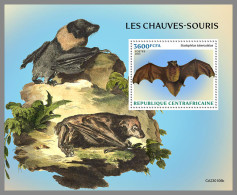 CENTRAL AFRICAN 2023 MNH Bats Fledermäuse Chauves-souris S/S - OFFICIAL ISSUE - DHQ2328 - Bats