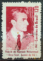 C 525 Brazil Stamp Iran Reza Pahlevi President 1965 Circulated 1 - Used Stamps