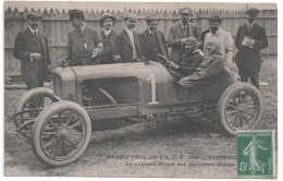 CPA Du Grand Prix De L'A.C.F 1908 - Le Gagnant GUYOT. - Grand Prix / F1