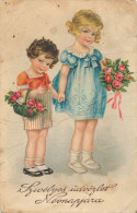 Postcard Children Card - Groupes D'enfants & Familles