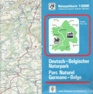 D Eifelverein Wanderkarte 1978 Landkarte 1:50.000 Deutsch-Belgischer Naturpark Raum Eupen Malmedy Gerolstein Prüm - Cartes Topographiques