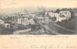 Rochlitz - Bl.von Der Plattform Der Realschule Auf Schloss U.Berg Gel.1900 AKS - Rochlitz