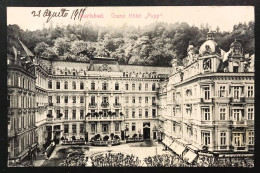 Karlsbad Grand Hotel Pupp Austria VIAGGIATA 1911  COD.C.4096 - Klosterneuburg
