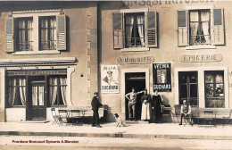 SUISSE FRONTIERE BONCOURT EPICERIE A.MONNIER  TRES BELLE ANIMATION REIMPRESSION DE CARTE ANCIENNE COLLECTION E.B. 1970 - Court