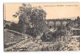 CPA 22 Environs De Gouarec Bon Repos La Vallée Et Viaduc - Gouarec