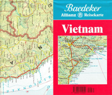 VIETNAM Baedeker ~1999 Topographische Strassenkarte 1:2.000.000 - Cartes Topographiques
