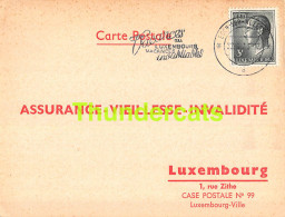 ASSURANCE VIEILLESSE INVALIDITE LUXEMBOURG 1973 WEIS GELHAUSEN ESCH ALZETTE  - Lettres & Documents