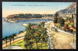 Monte Carlo Vue Sur Le Rocher Et Le Port. Non Viaggiata C.4102 - Monte-Carlo